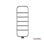 ΘΕΡΜ. ΠΕΤΣ/ΣΤΡΑ INOX SPARK 120x45 SILK BLACK SPA12045-401