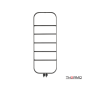 ΘΕΡΜ. ΠΕΤΣ/ΣΤΡΑ INOX SPARK 120x45 BLACK BRUSHED PVD SPA12045-411
