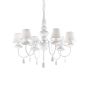 Κρεμαστό Φωτιστικό BLANCHE SP6 Λευκό Ideal Lux 035581