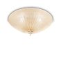 Φωτιστικό Οροφής SHELL PL6 AMBRA Ideal Lux 140193