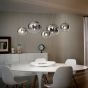Κρεμαστό Φωτιστικό NEMO SP1 D20 Χρώμιο SFUMATO Ideal Lux 149585