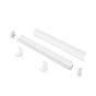 Γραμμικό Σύστημα Φωτισμού SLOT ANG TONDO D16XD16 2000 mm BI Ideal Lux 203126
