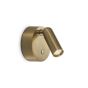 Απλίκα BEAN AP ROUND RECHARGEABLE Ορείχαλκος Ideal Lux 350264