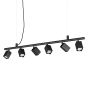 Κρεμαστό Φωτιστικό DYNAMITE SP6 SQUARE Ορείχαλκος Ideal Lux 371429