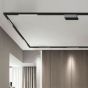 Φωτιστικό LED 18W 3CCT για μαγνητική ράγα σε μαύρη απόχρωση D:32,8X2,2X4,3cm TM0010-Black