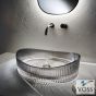 ΝΙΠΤΗΡΑΣ ΓΥΑΛΙΝΟΣ CAVO 50x37,5 VOSS GLASS GREY VL1150-400