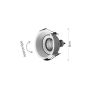 Downlight σποτ GU10 σε λευκή απόχρωση X0010-White