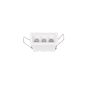 Downlight σποτ 3*3W 3CCT σε λευκή απόχρωση X00190W