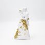 ΖΕΥΓΑΡΙ ΠΟΛΥΡΕΖΙΝ ΛΕΥΚΟ - ΧΡΥΣΟ 11.2x5x20cm Eurolamp 819-00908