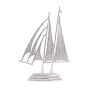 ΚΑΡΑΒΙ ΜΕΤΑΛΛΙΚΟ ΑΣΗΜΙ 35x7.5x47.5cm Eurolamp 819-01821