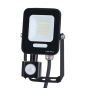 ΠΡΟΒΟΛΕΑΣ LED 10W SMD ΜΕ ΠΕΡΙΣΤΡΕΦΟΜΕΝΟ ΑΝΙΧΝΕΥΤΗ ΚΙΝΗΣΗΣ ΜΑΥΡΟΣ IP54 6500K PLUS Eurolamp 147-69060