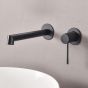 Orabella Terra Black matt - Μπαταρία νιπτήρος, εντοιχισμού 2 οπών 10187
