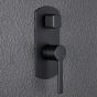 Orabella Elegance Black matt - Μπαταρία λουτρού, εντοιχισμού 2 σημείων 10219