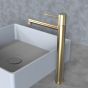 Orabella Terra Brushed gold Ψηλή - Μπαταρία νιπτήρος 10192