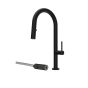 Orabella Vertigo black matt - Μπαταρία Κουζίνας με αποσπώμενο ντουζ 2 ροών 20111