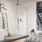 Orabella Windows White matt 100 cm - Καμπίνα ελεύθερης τοποθέτησης με βραχίονα στήριξης τοίχου 30464