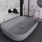 Olympia Metamorfosis 42600 Gray matt - Νιπτήρας Επικαθήμενος χωρίς βαλβίδα 60106