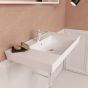 Orabella Vanity 80 - Κρεμαστό Έπιπλο Μπάνιου με πορσελάνινο νιπτήρα Ege και καθρέπτη ντουλάπι F60156-70127-70105-60156