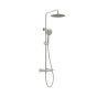 Orabella Terra Brushed nickel - Στήλη ντουζ με στρόγγυλη κεφαλή Φ250 10317