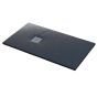 Sanitec A410 Ντουζιέρα Flat Stone Karisto 110×90 | Ανάγλυφη Α410-28-Anthracite