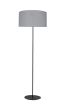 HFLB-04 FLOOR LAMP BL-ΓΚΡΙ ΟΡΘΟΣΤΑΤΗΣ ΜΕ ΚΥΛΙΝΔΡΙΚΟ Φ40cm Heronia 14-0350