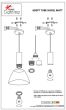 SE21-NM-4-5NM-MS3 ADEPT TUBE Nickel Matt Pendant Black Metal Shade+ HOMELIGHTING 77-8468