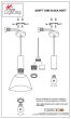 SE21-BL-4-3BL-MS3 ADEPT TUBE Black Pendant Black Metal Shade+ HOMELIGHTING 77-8558