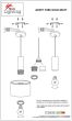 SE21-GM-4-MS1 ADEPT TUBE Gold Matt Pendant Black Metal Shade+ HOMELIGHTING 77-8631