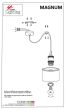 SE21-BR-10-3BL-MS123 MAGNUM FLEX Bronze Metal Pendant Black Metal Shade+ HOMELIGHTING 77-8970