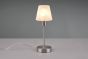 Πορτατίφ 12xH32cm 1xE14 Λευκό Καπέλο Βάση Νίκελ Ματ Trio Lighting Luis II 595700107
