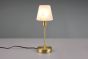 Πορτατίφ 12xH32cm 1xE14 Λευκό Καπέλο Βάση Brass Mat Trio Lighting Luis II 595700108