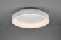 Μεταλλική Πλαφονιέρα Οροφής Λευκό Ματ 60xH12cm LED 48w 2700-6000K 5600lm Remote Control Trio Lighting Girona 671290131