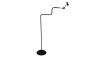 HL-F  11L  B FOCUS BLACK LARGE FLOOR BASE HOMELIGHTING 77-3265