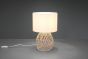 Πορτατίφ 25xH38cm 1xE27 Μπεζ Καπέλο Βάση Φυσικό Rattan Trio Lighting Rike R51131036