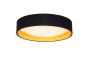 Πλαφονιέρα D400xH100mm 24w 3000K 2200lm Λευκό-Μαύρο Alice Viokef 4216900