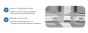 Διαχωριστικό Ντουσιέρας 120 εκ. 8 χιλ. Λευκό Προφίλ,Κρύσταλλο Clean Glass, Βραχίονας 100 εκ., Devon IW120C-300