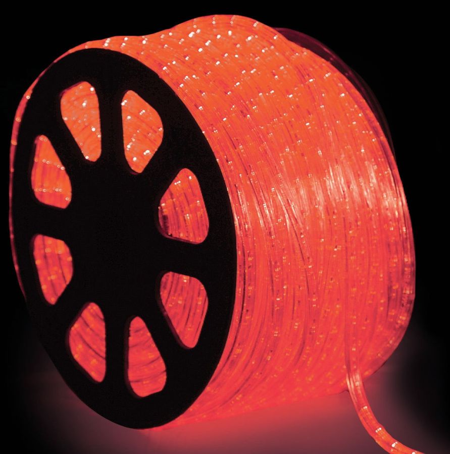 100 Μέτρα Led Φωτοσωλήνας Με Κόκκινο Φωτισμό ,Ø12mm-2w,IP44 Lianos 50397