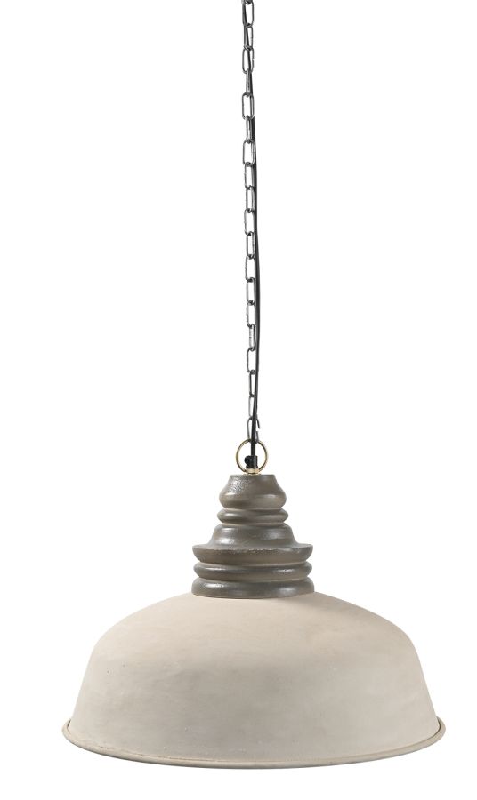 PDI 1272 1/Φ ΚΑΜΠΑΝΑ ΜΕΤΑΛΛΙΚΗ ΛΕΥΚΗ ΜΕ ΞΥΛΙΝΟ ΔΙΑΚ/ΚΟ ΣΤΗΝ ΑΝΑΡΤΗΣΗ 1xΕ-27 ARlight 01110060