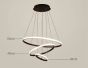 SE LED 60  DAMITA BLACK PENDANT 60-40-20x100cm 57W 3CCT WITH MEMORY IP20 2 YEARS WARRANTY A1 HOMELIGHTING 77-50603