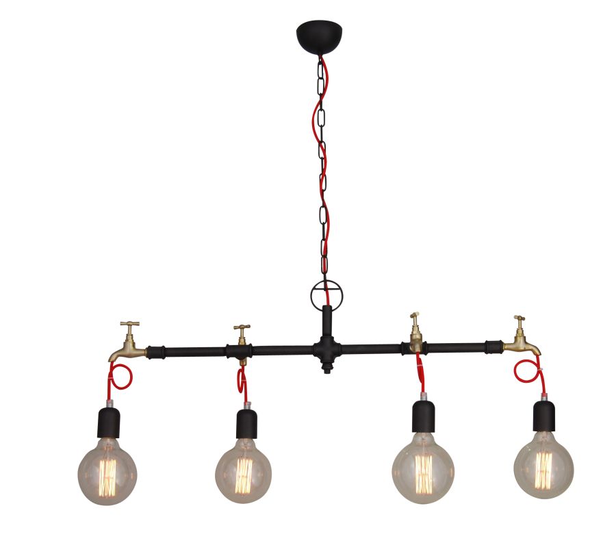 HL-083T-4 HIKARI BROWN RUSTY PENDANT HOMELIGHTING 77-2792