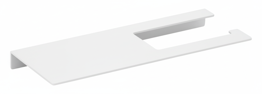 Χαρτοθήκη ανοικτή Λευκό Bronze Art Shelfy 52FY-AA