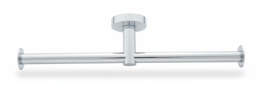 Χαρτοθήκη Διπλή Χρώμιο Bronze Art Fairmont MH08-54-10