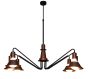 HL-3521-6 EMILY OLD BRONZE & WHITE PENDANT HOMELIGHTING 77-3766