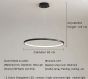 SE LED 80 STELINA PENDANT BLACK 80-60-40cm 84w  3CCT IP20 220V 2 YEARS WARRANTY A1 HOMELIGHTING 77-50637