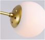 KQ S0980-9 NERVO PENDANT GOLD WITH OPAL GLASSES HOMELIGHTING 77-8178