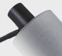 SE21-BL-16-SH2 ADEPT BLACK WALL LAMP GREY SHADE+ HOMELIGHTING 77-8313