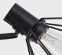SE21-BL-16-GR1 ADEPT BLACK WALL LAMP BLACK METAL GRID+ HOMELIGHTING 77-8314