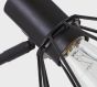 SE21-BL-22-GR2 ADEPT BLACK WALL LAMP BLACK METAL GRID+ HOMELIGHTING 77-8322