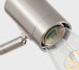 SE21-NM-52-MS3 ADEPT WALL LAMP Nickel Matt Wall lamp with Switcher and Black Metal Shade+ HOMELIGHTING 77-8377