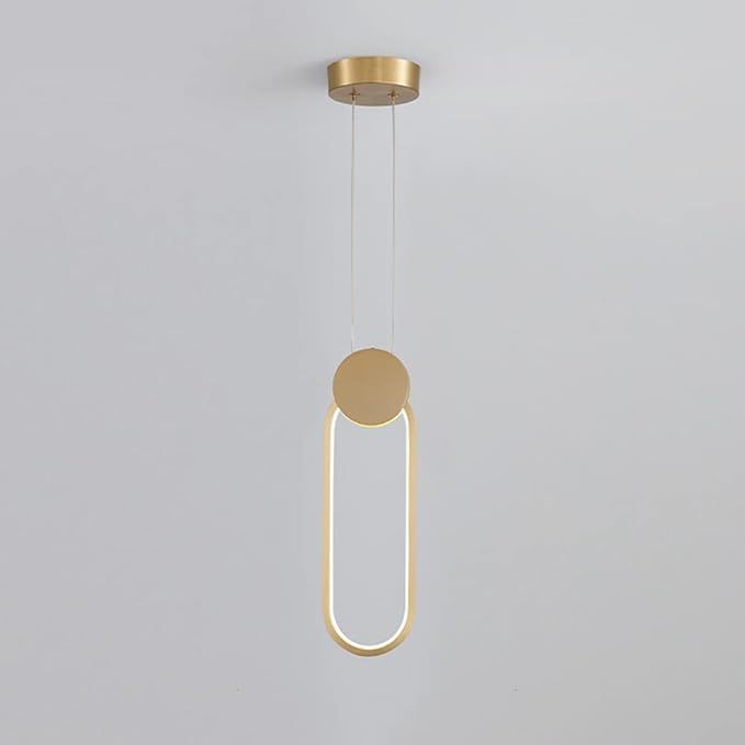 Φωτιστικό Κρεμαστό 20xH100cm Χρυσαφί Led 3CCT 3000-4000-6500K 19w Homelighting Ria 77-50493